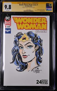 Image for Wonder Woman Blank Comic #1 | CGC 9.8 | Signature Series