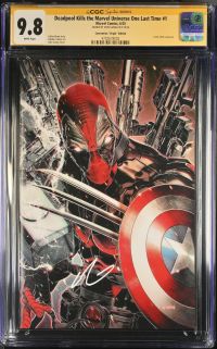 Image for Deadpool Kills the Marvel Universe One Last Time #1 CGC 9.8 Signed by John Giang