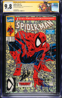 Image for Spider-Man #1 CGC 9.8 Signed by Stan Lee and Todd McFarlane