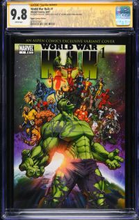 Image for World War Hulk #1 CGC 9.8 Signed by Michael Turner