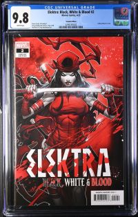 Image for Elektra: Black, White & Blood #2 | Variant Edition | CGC 9.8 | Universal
