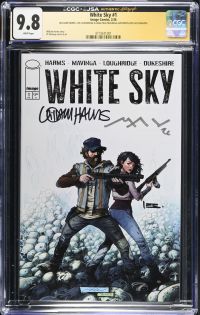 Image for White Sky #1 CGC 9.8 Signed by William Harms, Lee Loughridge & Jean-Paul Mavinga