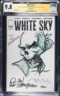 Image for White Sky #1 CGC 9.8 Signed by William Harms, Lee Loughridge & Jean-Paul Mavinga