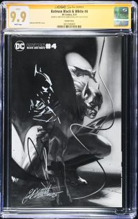 Image for Batman Black & White #4 CGC 9.9 Signed & Sketched by Gabriele Dell'Otto