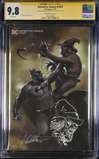 Image for Detective Comics #1027 CGC 9.8 Signed & Sketched by Gabriele Dell'Otto