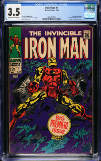 Image for Iron Man #1 CGC 3.5