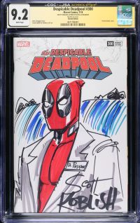 Image for Despicable Deadpool #300 CGC 9.2 Signed by Scott Koblish