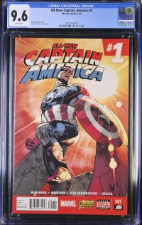 Image for All-New Captain America #1 CGC 9.6