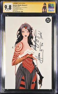 Image for Absolute Wonder Woman #1 CGC 9.8 Signed by Jordie Bellaire, Hayden Sherman & Kelly Thompson