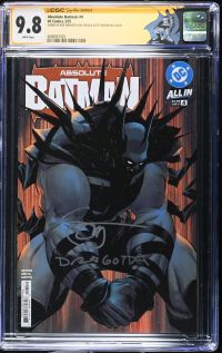Image for Absolute Batman #4 CGC 9.8 Signed by Nick Dragotta