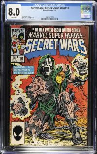 Image for Marvel Super Heroes Secret Wars #10 CGC 8.0