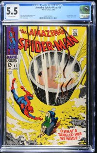 Image for Amazing Spider-Man #61 CGC 5.5