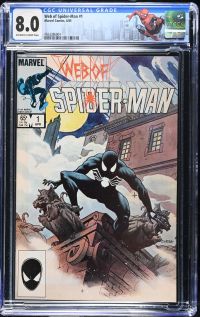 Image for Web of Spider-Man #1 CGC 8.0 with Spider-man custom label