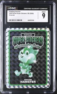Image for Hustling Hamster | VeeFriends Super Stickers: SS | Emerald | CGC 9