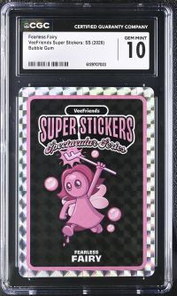 Image for Fearless Fairy | VeeFriends Super Stickers: SS | Bubble Gum | CGC GEM MINT 10