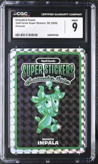 Image for Innovative Impala | VeeFriends Super Stickers: SS | Emerald | CGC 9