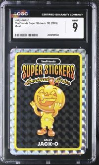 Image for Jolly Jack-O | VeeFriends Super Stickers: SS | Gold | CGC 9