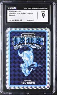 Image for Resilient Red Devil | VeeFriends Super Stickers: SS | Diamond | CGC 9