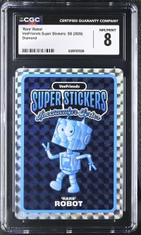 Image for 'Rare' Robot | VeeFriends Super Stickers: SS | Diamond | CGC 8