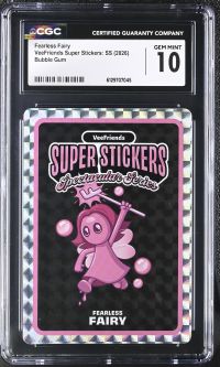 Image for Fearless Fairy | VeeFriends Super Stickers: SS | Bubble Gum | CGC GEM MINT 10