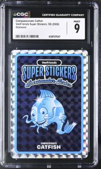 Image for Compassionate Catfish | VeeFriends Super Stickers: SS | Diamond | CGC 9