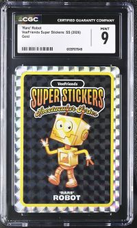 Image for 'Rare' Robot | VeeFriends Super Stickers: SS | Gold | CGC 9