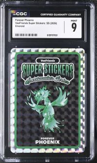 Image for Forever Phoenix | VeeFriends Super Stickers: SS | Emerald | CGC 9