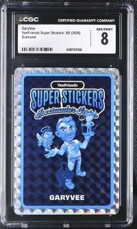 Image for GaryVee | VeeFriends Super Stickers: SS | Diamond | CGC 8