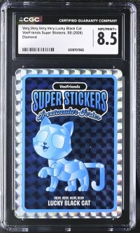 Image for Very,Very,Very,Very,Lucky Black Cat | VeeFriends Super Stickers: SS | Diamond | CGC 8.5