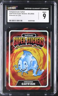 Image for Compassionate Catfish | VeeFriends Super Stickers: SS | Diamond on Lava | CGC 9