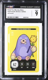Image for Fuck You Monday Mole | VeeFriends Series 2 | CGC 9