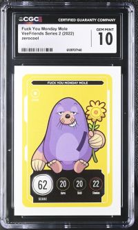 Image for Fuck You Monday Mole | VeeFriends Series 2 | CGC GEM MINT 10