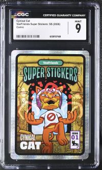 Image for Cynical Cat | VeeFriends Super Stickers: SS | Comic | CGC 9