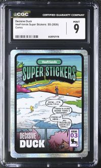 Image for Decisive Duck | VeeFriends Super Stickers: SS | Comic | CGC 9