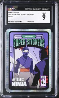 Image for Notorious Ninja | VeeFriends Super Stickers: SS | Comic | CGC 9