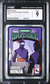 Image for Notorious Ninja | VeeFriends Super Stickers: SS | Comic | CGC 9