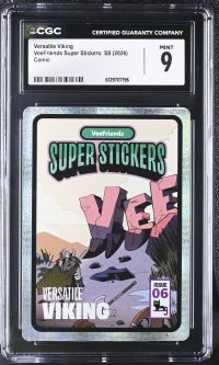 Image for Versatile Viking | VeeFriends Super Stickers: SS | Comic | CGC 9