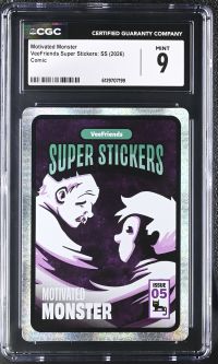 Image for Motivated Monster | VeeFriends Super Stickers: SS | Comic | CGC 9