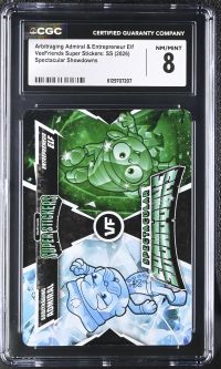 Image for Arbitraging Admiral & Entrepreneur Elf | VeeFriends Super Stickers: SS | Spectacular Showdowns | CGC 8