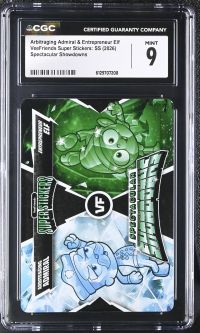 Image for Arbitraging Admiral & Entrepreneur Elf | VeeFriends Super Stickers: SS | Spectacular Showdowns | CGC 9