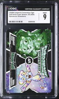 Image for Likable Leopard & Tremendous Tiger | VeeFriends Super Stickers: SS | Spectacular Showdowns | CGC 9