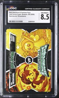 Image for Bad Intentions & Fearless Fairy | VeeFriends Super Stickers: SS | Spectacular Showdowns | CGC 8.5