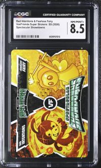 Image for Bad Intentions & Fearless Fairy | VeeFriends Super Stickers: SS | Spectacular Showdowns | CGC 8.5