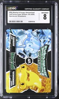 Image for Nifty Narwhal & Hungry Hammerhead | VeeFriends Super Stickers: SS | Spectacular Showdowns | CGC 8
