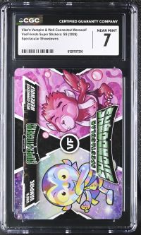 Image for Vibe'n Vampire & Well-Connected Werewolf | VeeFriends Super Stickers: SS | Spectacular Showdowns | CGC 7