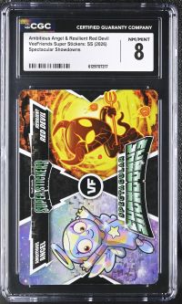 Image for Ambitious Angel & Resilient Red Devil | VeeFriends Super Stickers: SS | Spectacular Showdowns | CGC 8