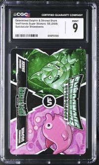 Image for Determined Dolphin & Shrewd Shark | VeeFriends Super Stickers: SS | Spectacular Showdowns | CGC 9