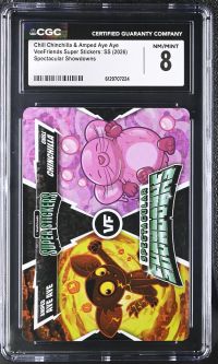 Image for Chill Chinchilla & Amped Aye Aye | VeeFriends Super Stickers: SS | Spectacular Showdowns | CGC 8