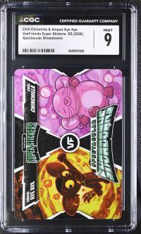 Image for Chill Chinchilla & Amped Aye Aye | VeeFriends Super Stickers: SS | Spectacular Showdowns | CGC 9