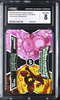 Image for Chill Chinchilla & Amped Aye Aye | VeeFriends Super Stickers: SS | Spectacular Showdowns | CGC 8